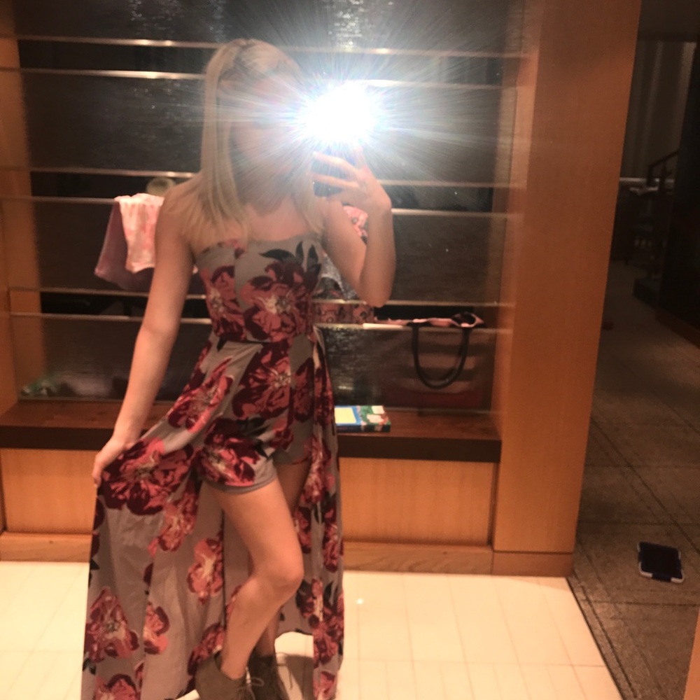 High low short dress